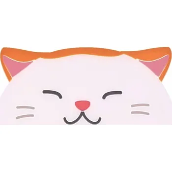 Podtácek, podšálek, podložka pod hrnek Bílá kočička