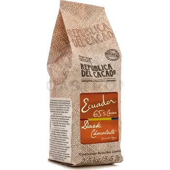 Výroba svíčky Hořká čokoláda 65% Ecuador 250 g | REPUBLICA DEL CACAO, 18839-025