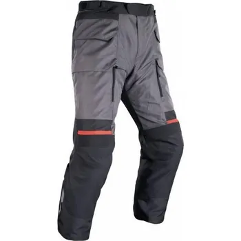 Moto kalhoty PRODLOUŽENÉ kalhoty ROCKLAND DRY2DRY™, OXFORD ADVANCED (šedé/černé/červené) XL