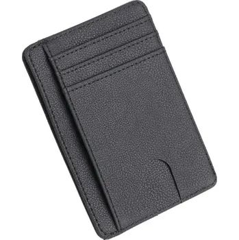 Ledvinka Pánské jednobarevné pouzdro na doklady Barva (Varianta): Lichee Barva Black