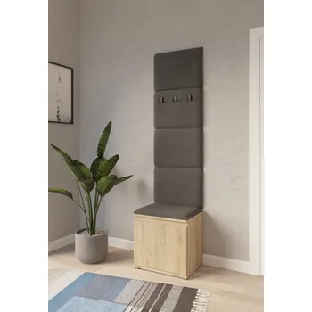 Předsíňová stěna Čalouněná předsíňová sestava BELLA Slim - různé barvy