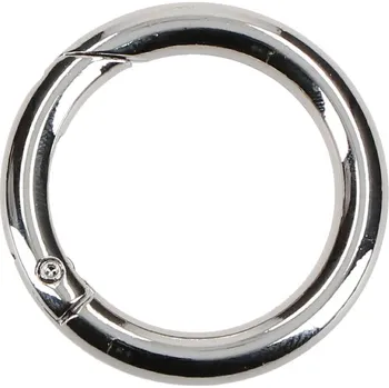 Karabina kruhová 30 mm S 25580 - stříbro