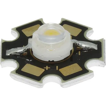 Hebei LED STAR 1W zelená 70lm/120° Batwing