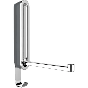 Věšák Wenko Sklápěcí nástěnný háček Wenko šedá 2,5x2,5x18,5 cm