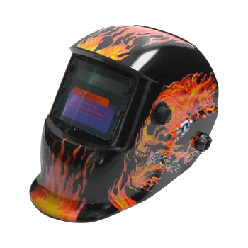 Svářečka KOVIAN, s.r.o. zváračská kukla samostmievacia, motív lebka v plameňoch