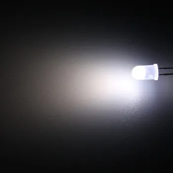 Hebei LED 5mm bílá studená 560PWD