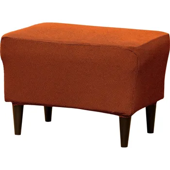 Napínací potah Astoreo Potah na taburet Gisela cihlová taburet