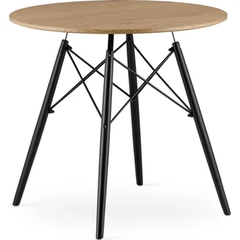 Jídelní stůl Jídelní stůl TODI 80 cm - černá/dub