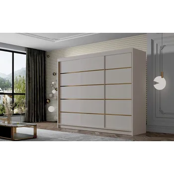 Šatní skříň ankon Amber VII 250 béžová