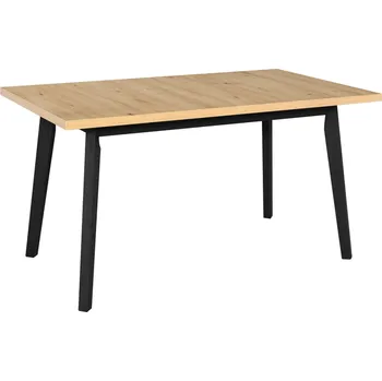 Jídelní stůl Rozkládací jídelní stůl OSLO 5 - dub artisan/černé nohy