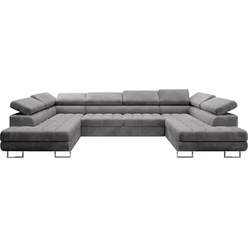 Sedací souprava Rozkládací rohová sedací souprava 158U OLI Tmavě šedá