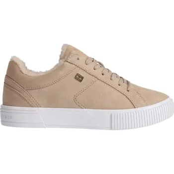 Dámské tenisky Dámské tenisky Tommy Hilfiger VULC SUEDE SNEAKER LO 36 Béžová, Bílá