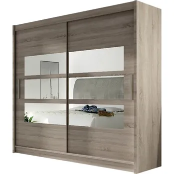 Šatní skříň Velká šatní skříň BEGA III trufla šířka 180 cm