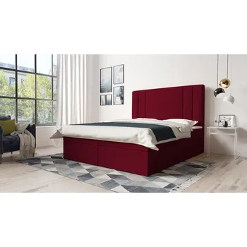 Postel Postel 61 GAZA 180x200 cm s úložným prostorem Červená
