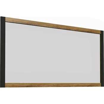 Zrcadlo Předsíňová stěna MONTANA LS dub lefkas tmavý/smooth šedý