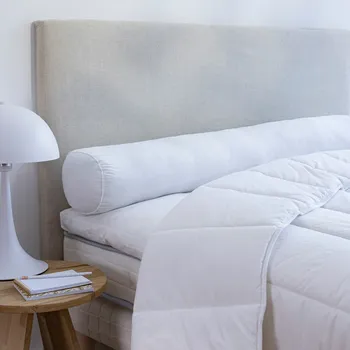 Polštář Blancheporte Polštářový váleček snášející intenzivní praní, tvrdší bílá 90 cm