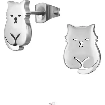 Náušnice Prosperk Náušnice ocelové Kočička S4533