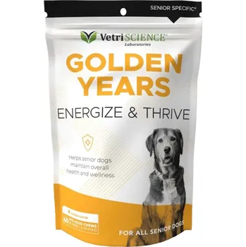 VETRISCIENCE Golden Years Energize & Thrive multivitamín pro psy 210 g