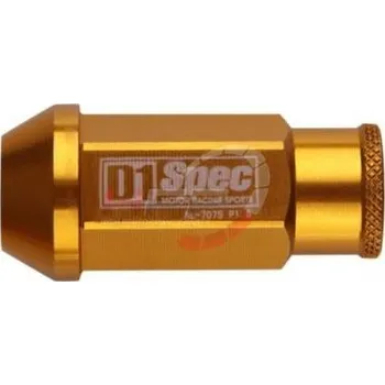 Matice na kolo Kolové matice (štefty) D1 Spec závit M12 x 1.5 - zlaté