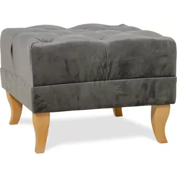 Taburet Taburet Leon, šedá (buk)