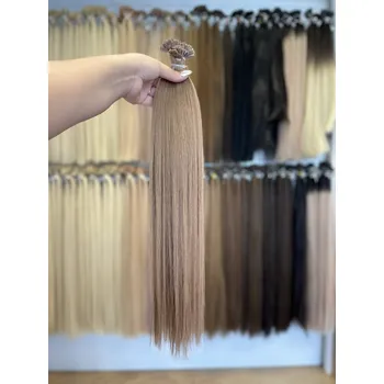 Příčesek Evropské vlasy, délka 60 cm, blond odstín č. 8 studený