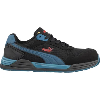 Pracovní obuv PUMA FRONTSIDE BLK/BLUE S1P ESD bezpečnostní polobotka Velikost: 44