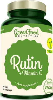 GreenFood Nutrition Rutin + Vitamin C 90 cps.