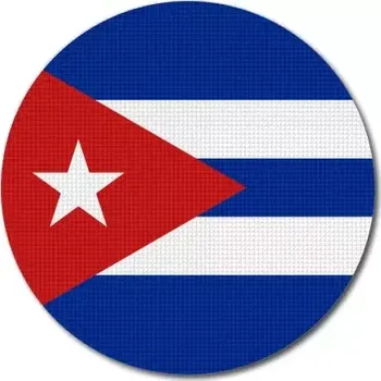 Vlajka Pelisport Kubánská vlajka kulatá tisk ø 45 mm