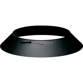 Komín Límec ke střešní průchodce černý 200-30 mm