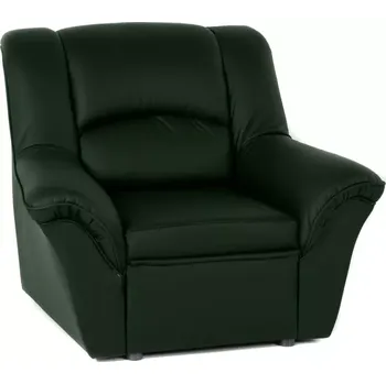 Křeslo Kožené křeslo Dubaj LUX, tm. zelená (K-32)