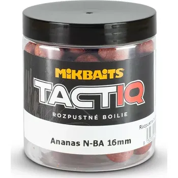 Boilies MIKBAITS TactiQ rozpustné boilie 250ml - Ananas N-BA 16mm