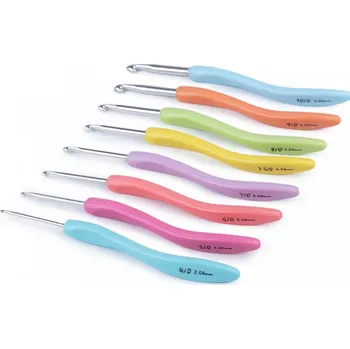 Vyšívací vzor Sada ergonomických háčků na háčkování