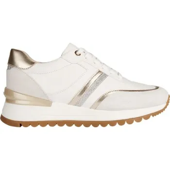 Dámská obuv Dámské tenisky Geox DESYA A 41 Bílá, Zlatá, Stříbrná