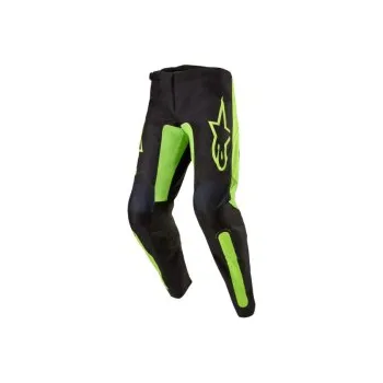 Moto kalhoty Mx Kalhoty Alpinestars Fluid Lurv Pants Black/Yellow Fluo 2024, Velikost 38