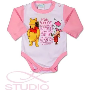 Kojenecký body Body Disney bílo-růžové, vel.68