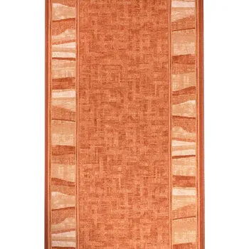Koberec Breno Běhoun LINEA 80, šíře 100 cm, Oranžová