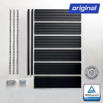 Dílenský regál REPONIO REPONIO Wall Kit 100 Original černý HAREOWALLKIT100