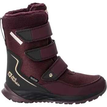 Pánská zimní obuv Dětská zimní obuv Jack Wolfskin POLAR BOOT TEXAPORE HIGH VC K 35 Vínová, Černá, Bílá