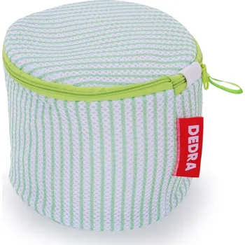 MOHAIRA | Košíček na praní podprsenek & jemného prádla | sendvičová síťovina & zip | ⌀16 cm Dedra