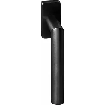 Dveřní kování TI - DK - FAVORIT - HR 2002Q klika na eurookno BS - Černá matná (153)