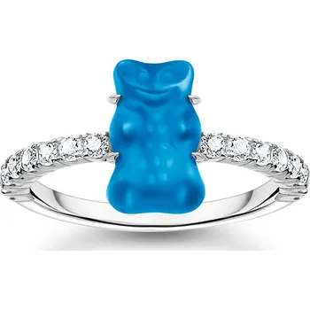Prsten Thomas Sabo TR2459-052-1-54 Silver prstýnek with blue Goldbears