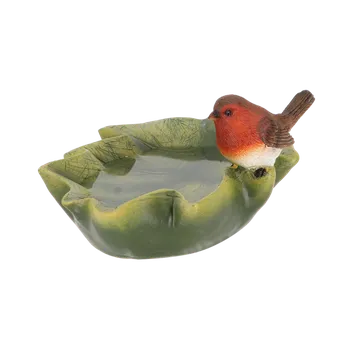 Krmítko pro ptáka Krmítko pro ptáky Zvířátka a postavy OUTDOOR TRUE TO NATURE Ptáčci a lístek, 24 cm |výběr z variant|Esschert Design - červená