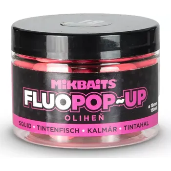 Boilies MIKBAITS Plovoucí fluo boilie 150ml - Oliheň 18mm