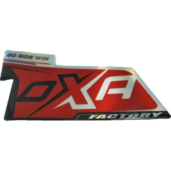 Výfuk pro motocykl Nálepka na výfuk OXA Factory Black Edition