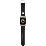 Řemínek Karl Lagerfeld Karl Head NFT pro Apple Watch 42/44/45/49, černá