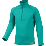 SOLY dětská merino mikina - Tyrkysová 6565 / 110 / Tyrkysová