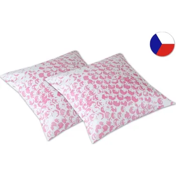 Dekorativní polštářek Saténový dekorační polštářek 40x40 GEON Kouzlo lilií