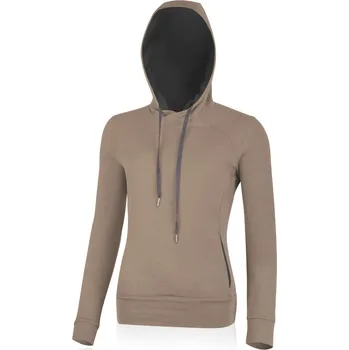 Dámská mikina WESIA dámská merino mikina - Hnědá 7378 / XL / Hnědá