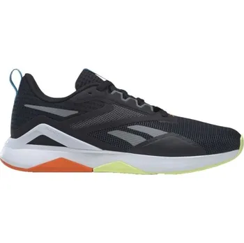 Pánská fitness obuv Pánská tréninková obuv Reebok NANOFLEX TR 2.0 10 Černá, Šedá, Bílá