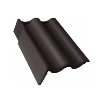 Střešní krytina BRAMAC Taška krajní levá MAX 7° Protector ebenově černá